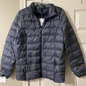 Eddie Bauer Jacket, Cirruslite Down Jacket, Size Large Tall, Navy, New with Tags